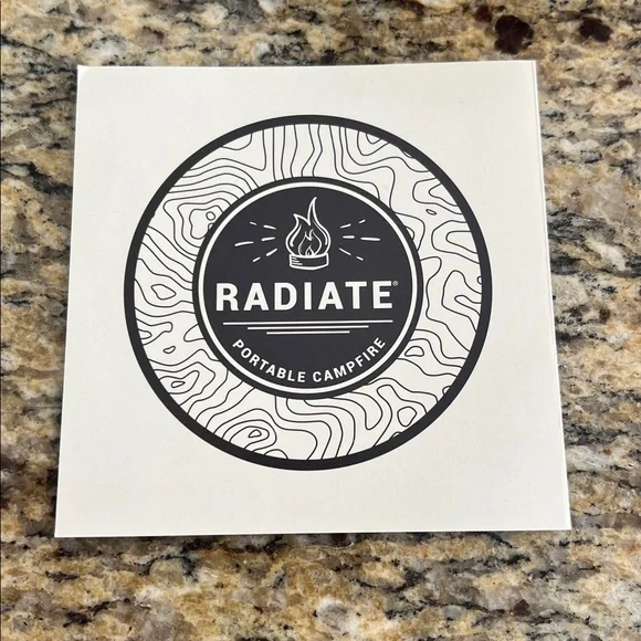 Adia Radiate Portable Campfire - Brown and Black - Picture 3 of 4